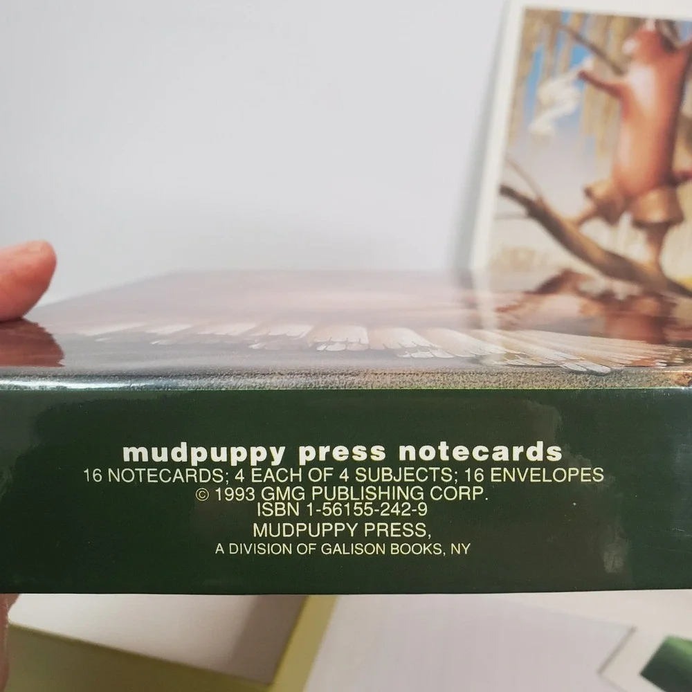 Mudpuppy Press Puss In Boots Notecards 16 Piece, 4 Designs W/Envelopes Complete
